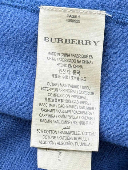Pre - loved BURBERRY Blue Size Large Jacket at Reems Closet