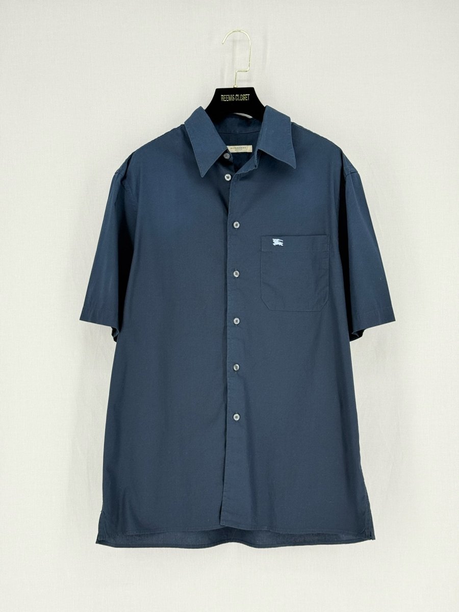 Pre - loved BURBERRY Blue Size Large Shirt at Reems Closet