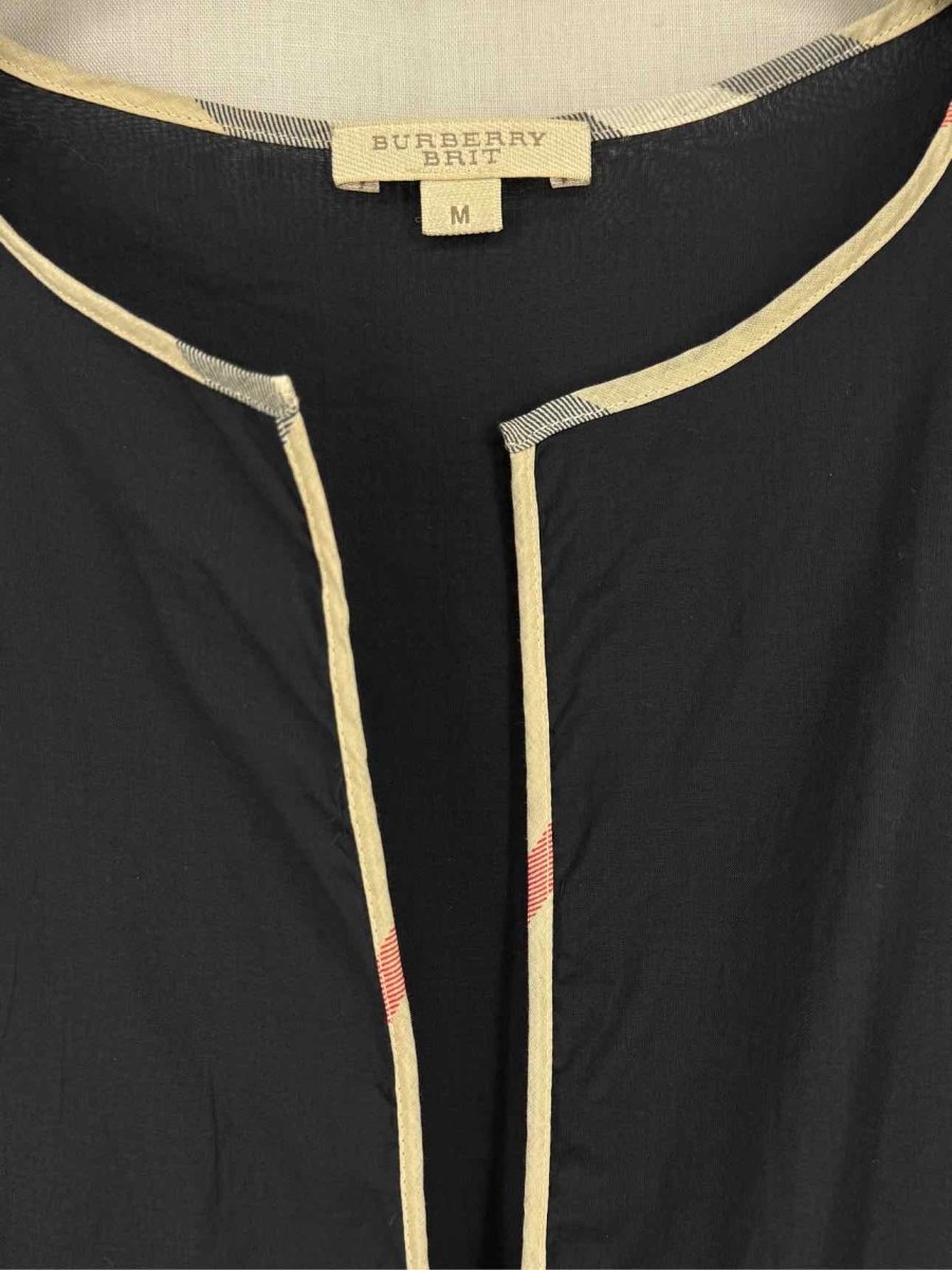 Pre - loved BURBERRY BRIT Beach Blue Size Medium Short Dress at Reems Closet