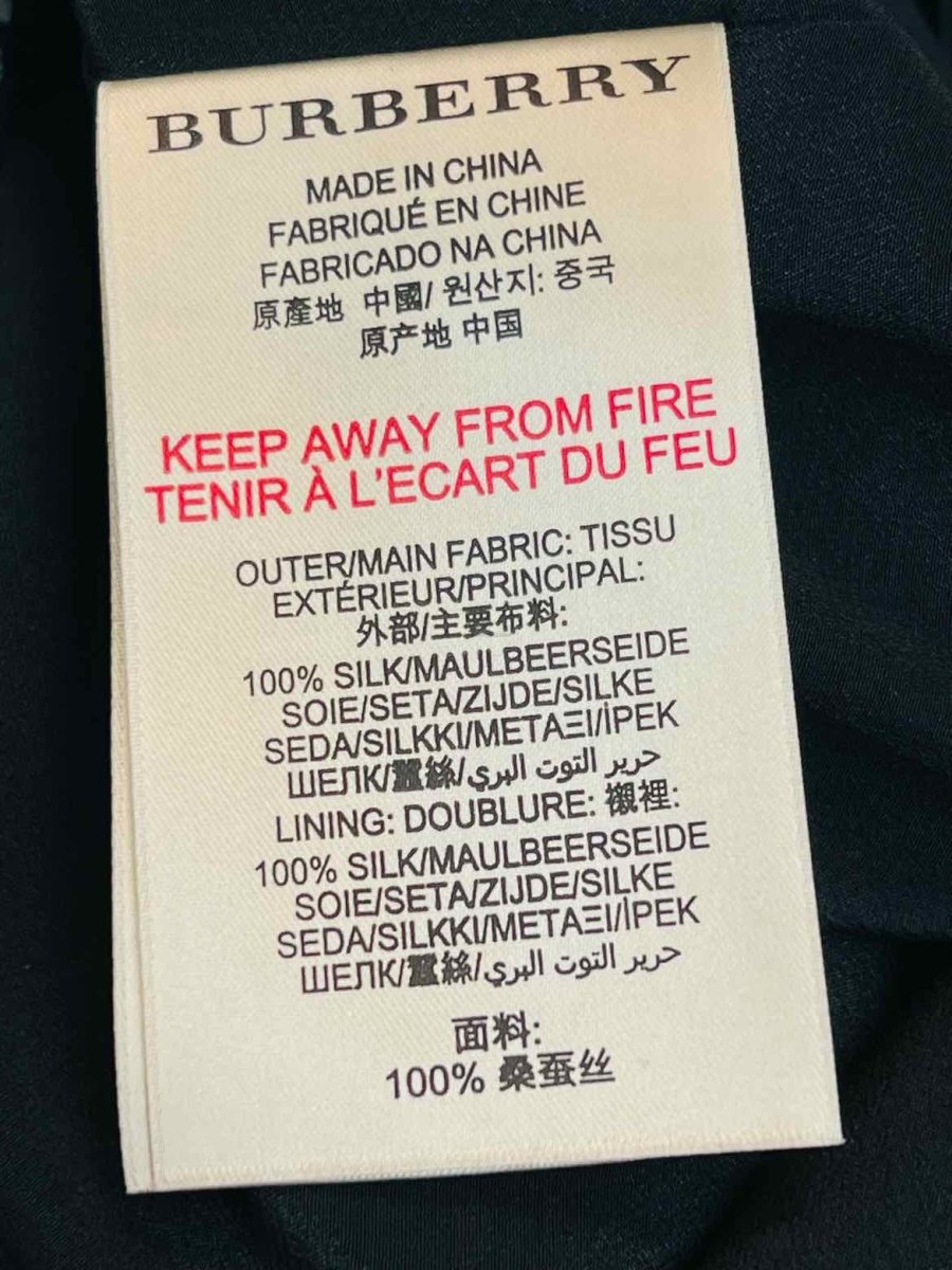 Pre - loved BURBERRY BRIT Ophelia Blue Size US 4 Midi Dress at Reems Closet