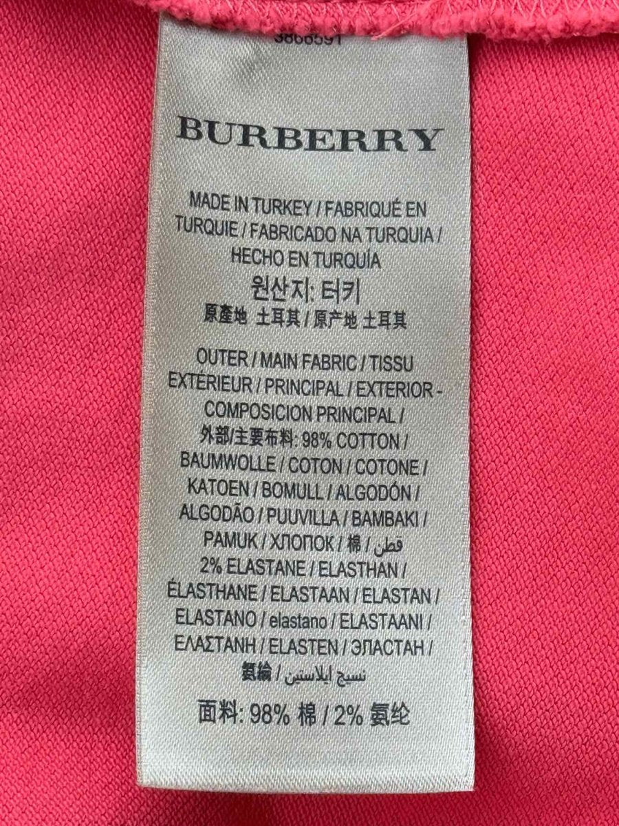 Pre - loved BURBERRY BRIT Red Size Large Polo Shirt at Reems Closet