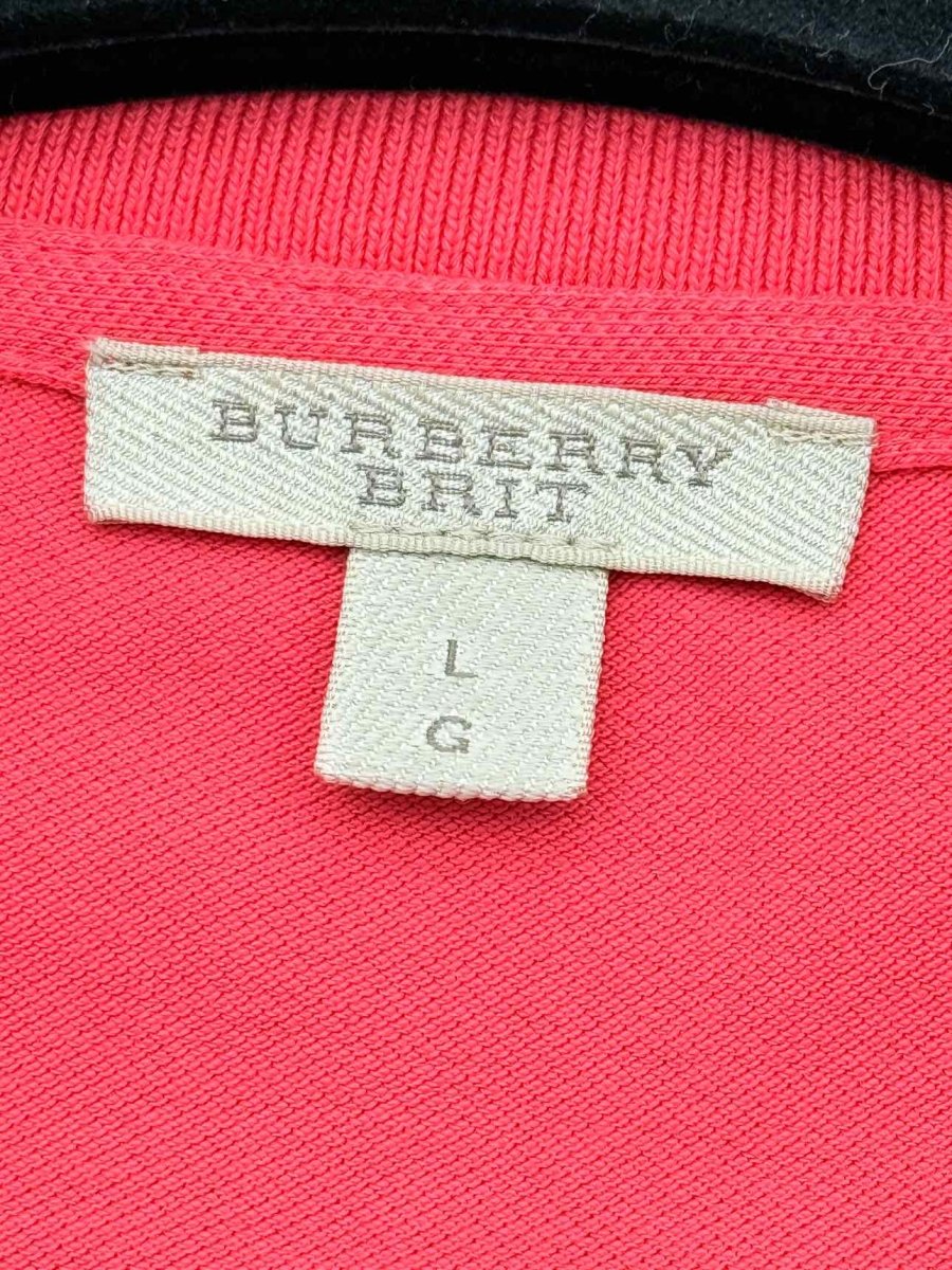 Pre - loved BURBERRY BRIT Red Size Large Polo Shirt at Reems Closet