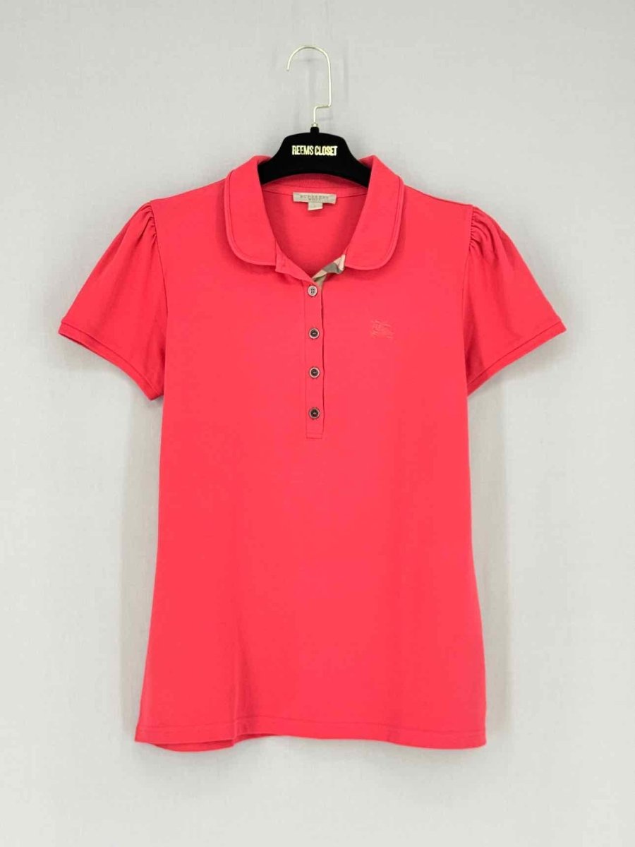Pre - loved BURBERRY BRIT Red Size Large Polo Shirt at Reems Closet