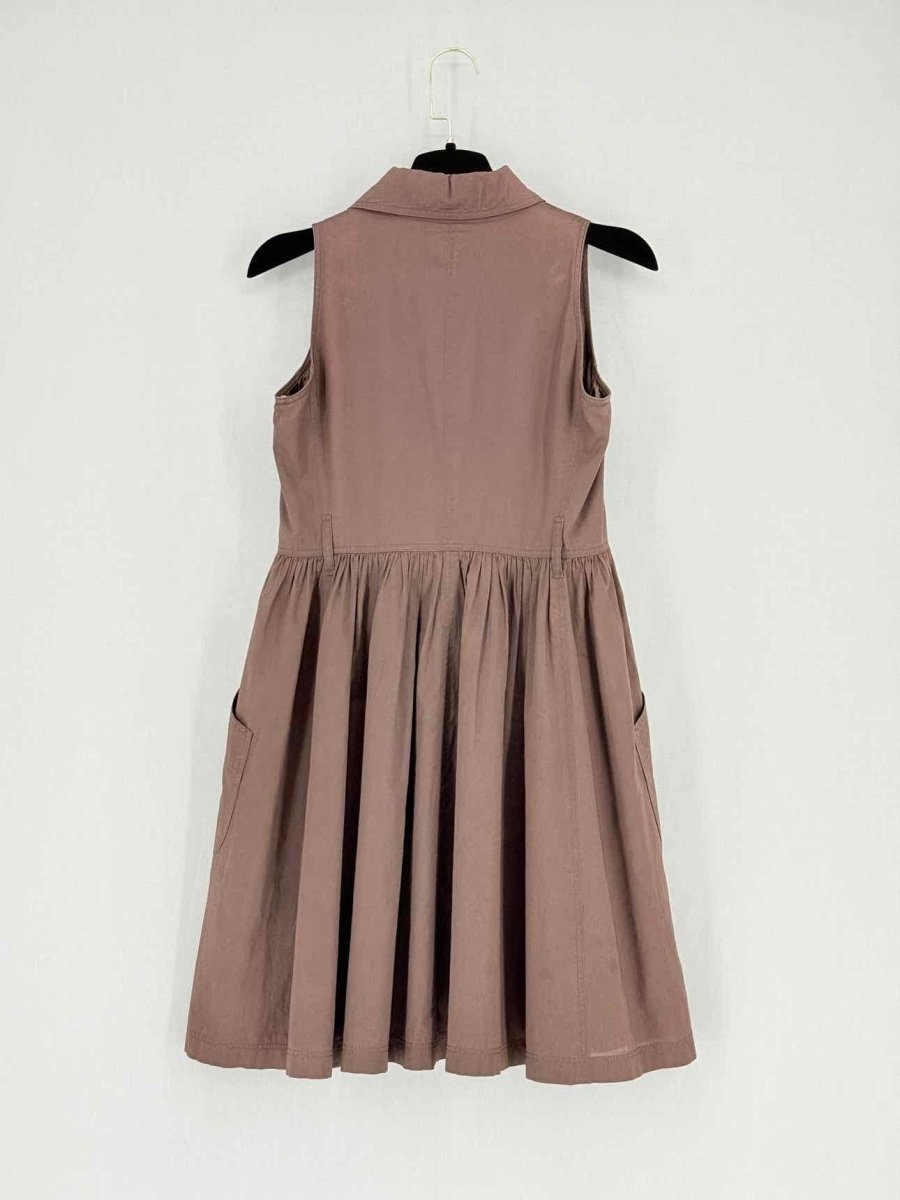 Pre - loved BURBERRY Brown Size US 0 Short Dress at Reems Closet