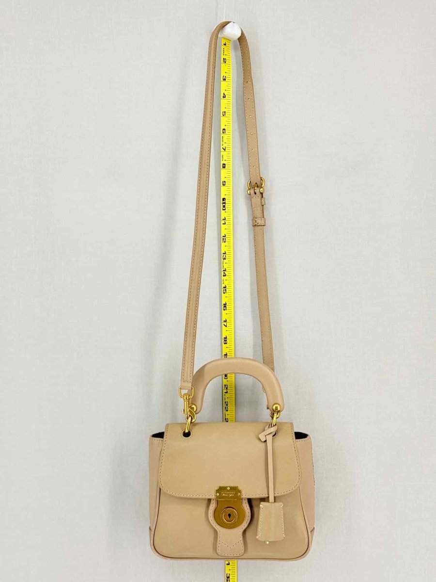 Pre-loved BURBERRY DK88 Beige Top Handle at Reems Closet