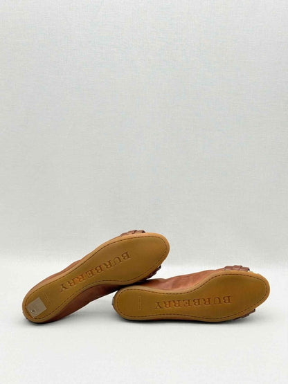 Pre-loved BURBERRY Drayton Brown Checked Size EU 35 Ballet Flats at Reems Closet