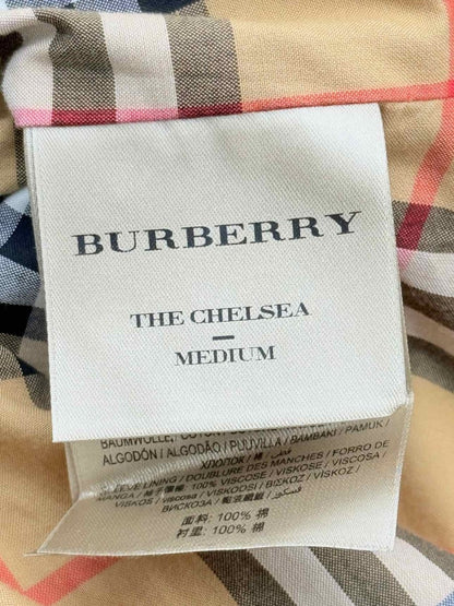 Pre - loved BURBERRY Kensington Beige Size Medium Coat at Reems Closet