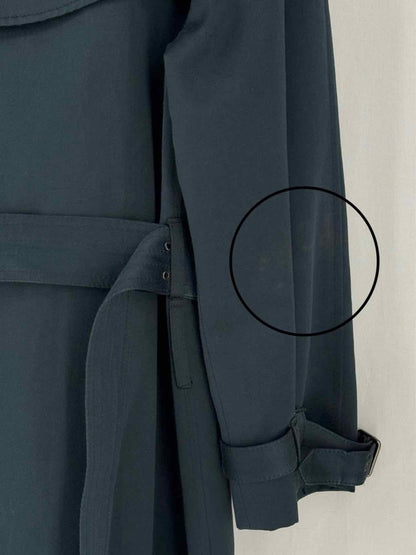 Pre - loved BURBERRY Navy Blue Size US 2 Coat at Reems Closet