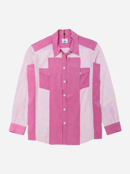 Pre - loved BURBERRY Pink Size US 8 Shirt at Reems Closet