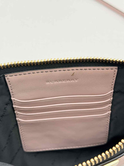Pre - loved BURBERRY Powder Pink Crossbody at Reems Closet