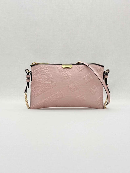 Pre - loved BURBERRY Powder Pink Crossbody at Reems Closet