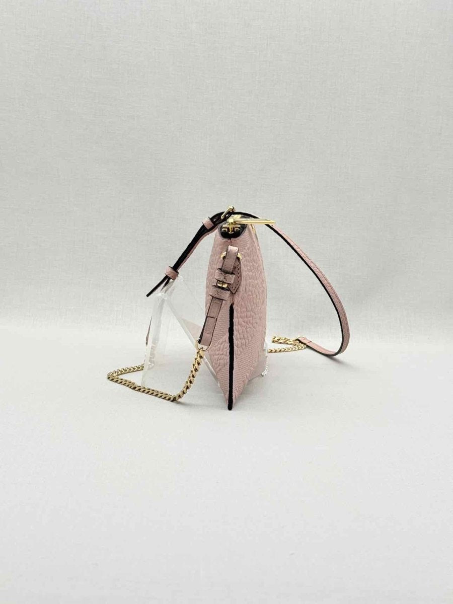 Pre - loved BURBERRY Powder Pink Crossbody at Reems Closet