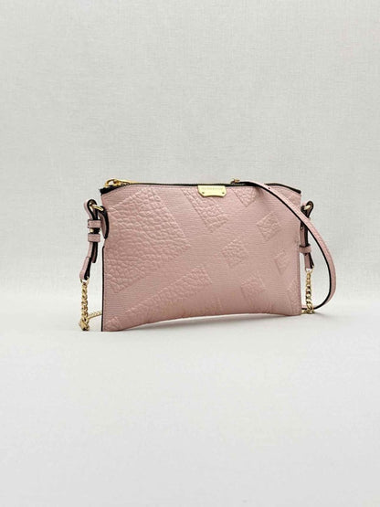 Pre - loved BURBERRY Powder Pink Crossbody at Reems Closet