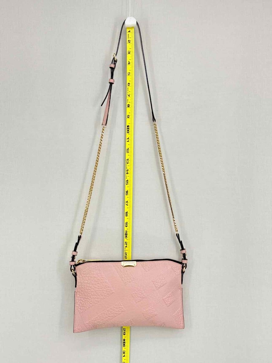 Pre - loved BURBERRY Powder Pink Crossbody at Reems Closet