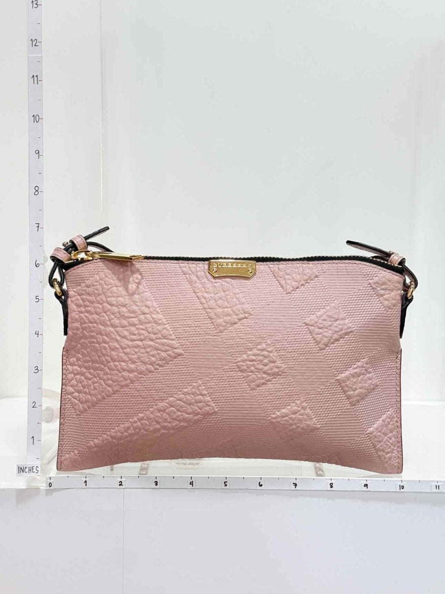 Pre - loved BURBERRY Powder Pink Crossbody at Reems Closet