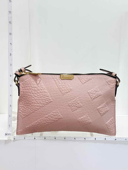 Pre - loved BURBERRY Powder Pink Crossbody at Reems Closet