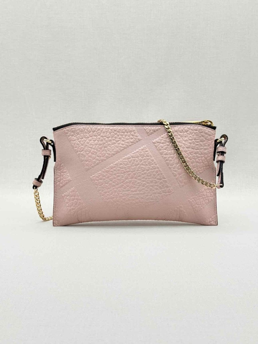Pre - loved BURBERRY Powder Pink Crossbody at Reems Closet
