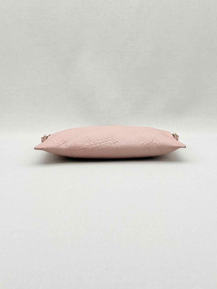 Pre - loved BURBERRY Powder Pink Crossbody at Reems Closet