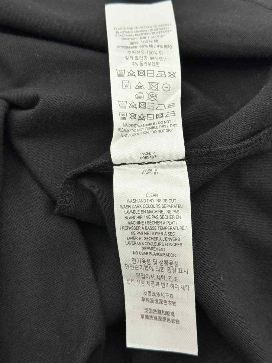 Pre - loved BURBERRY Prorsum Label Black Size Small T-shirt at Reems Closet