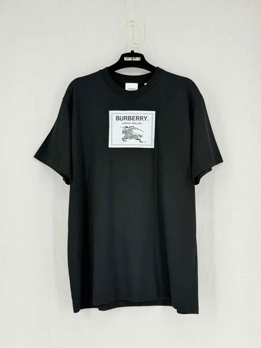 Pre - loved BURBERRY Prorsum Label Black Size Small T-shirt at Reems Closet