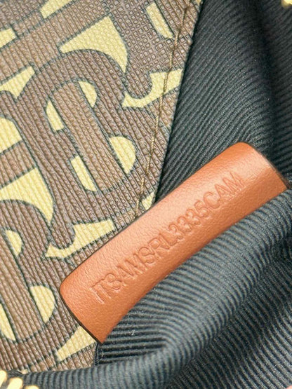 Pre-loved BURBERRY Sonny Bum Brown Multicolor Belt Bag at Reems Closet
