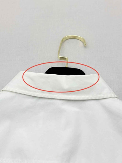 Pre - loved BURBERRY White Size US 6 Knee Length Dress at Reems Closet