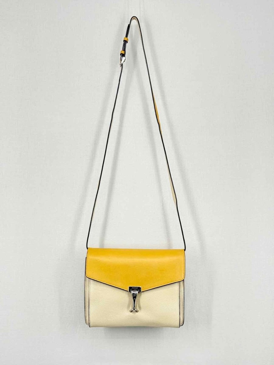 Pre - loved BURBERRY Yellow & Beige Crossbody at Reems Closet