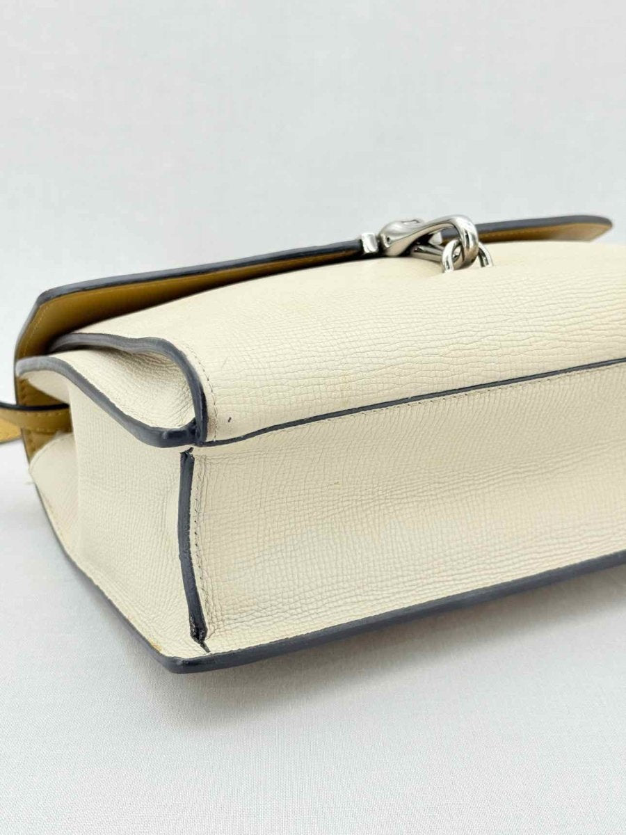 Pre - loved BURBERRY Yellow & Beige Crossbody at Reems Closet