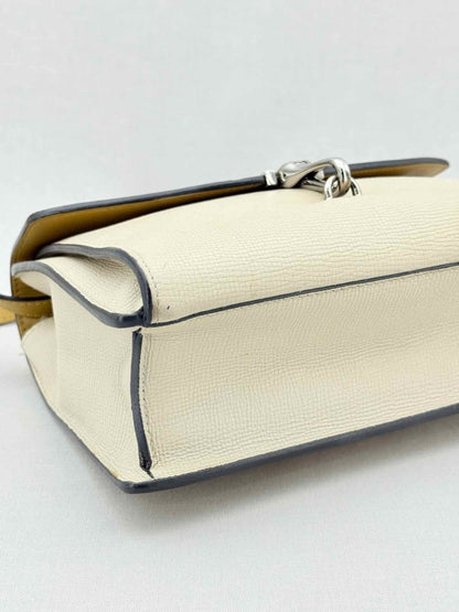 Pre - loved BURBERRY Yellow & Beige Crossbody at Reems Closet