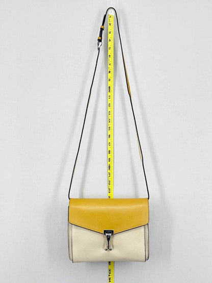 Pre - loved BURBERRY Yellow & Beige Crossbody at Reems Closet