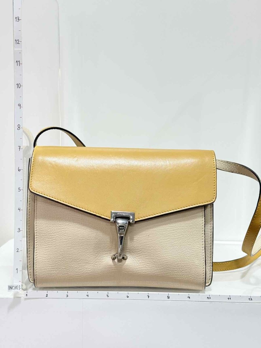 Pre - loved BURBERRY Yellow & Beige Crossbody at Reems Closet