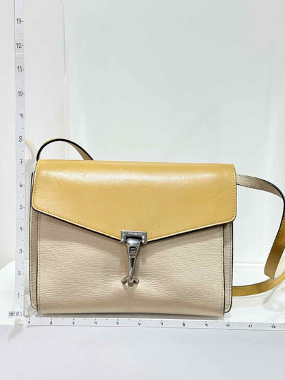 Pre - loved BURBERRY Yellow & Beige Crossbody at Reems Closet
