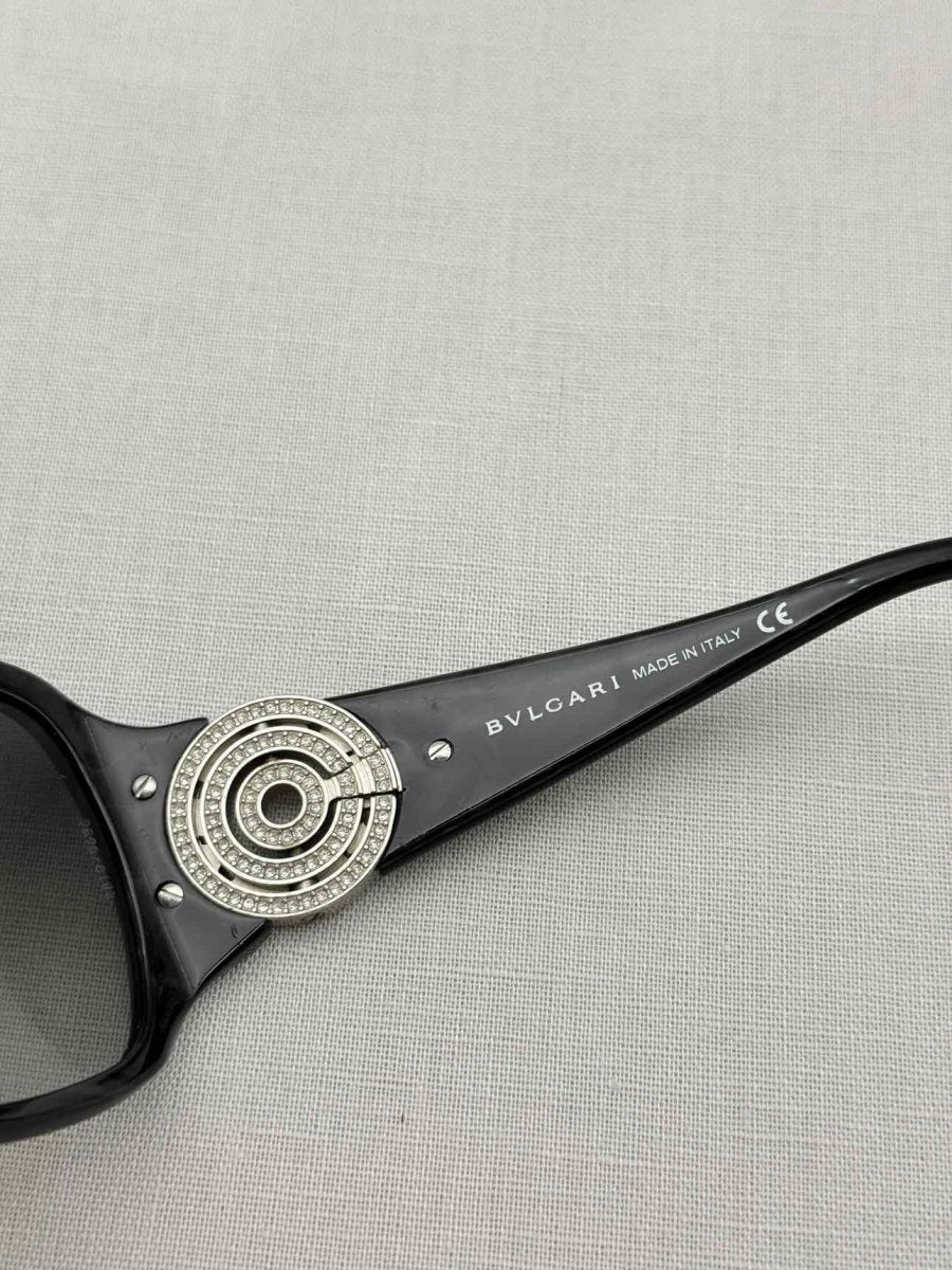 Pre - loved BVLGARI Black Sunglasses at Reems Closet