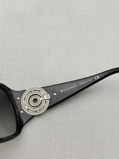 Pre - loved BVLGARI Black Sunglasses at Reems Closet