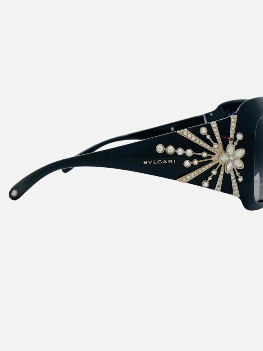 Pre - loved BVLGARI Limited Edition Black Sunglasses at Reems Closet