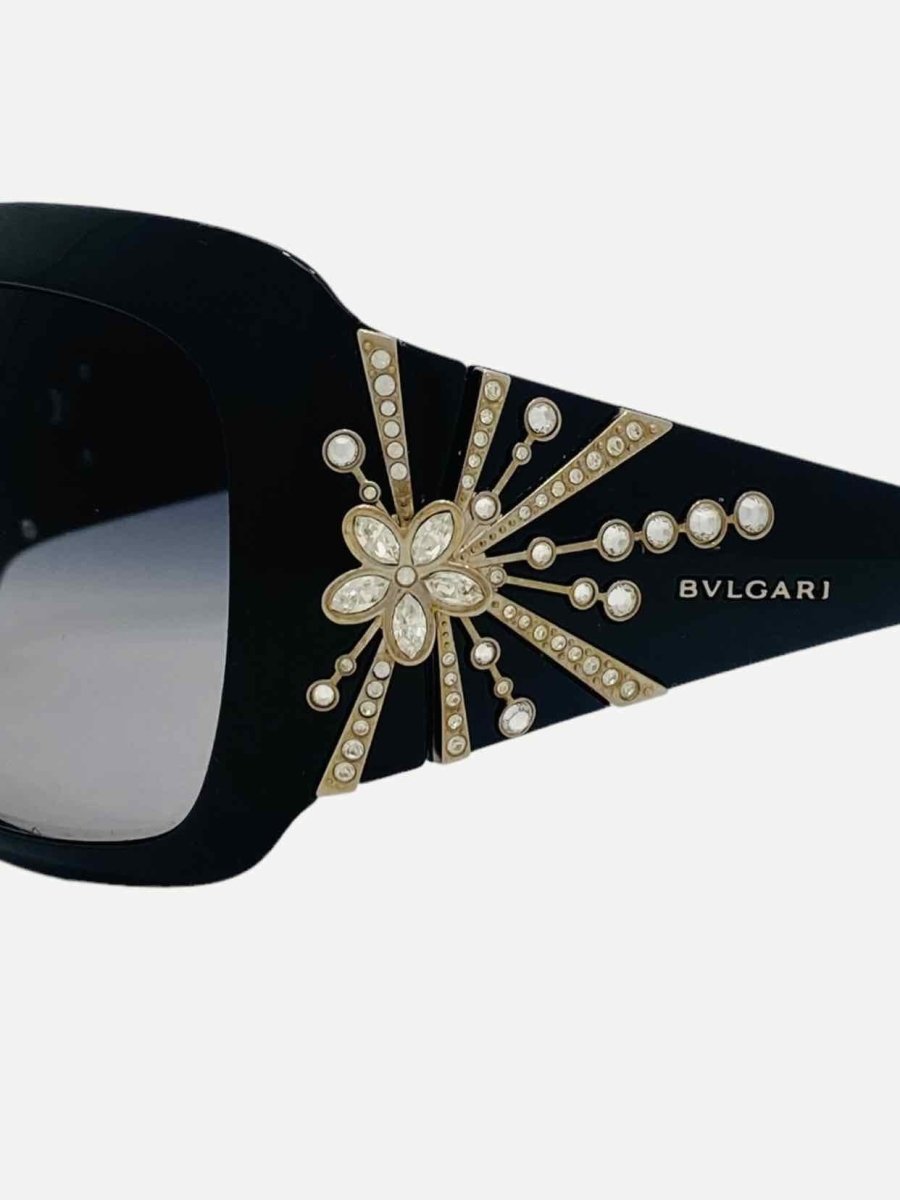 Pre - loved BVLGARI Limited Edition Black Sunglasses at Reems Closet