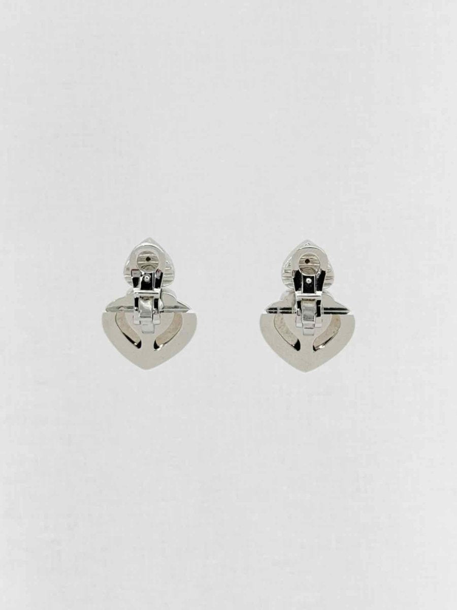 Pre - loved BVLGARI pave diamonds Earrings at Reems Closet