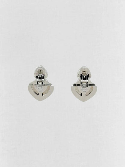 Pre - loved BVLGARI pave diamonds Earrings at Reems Closet