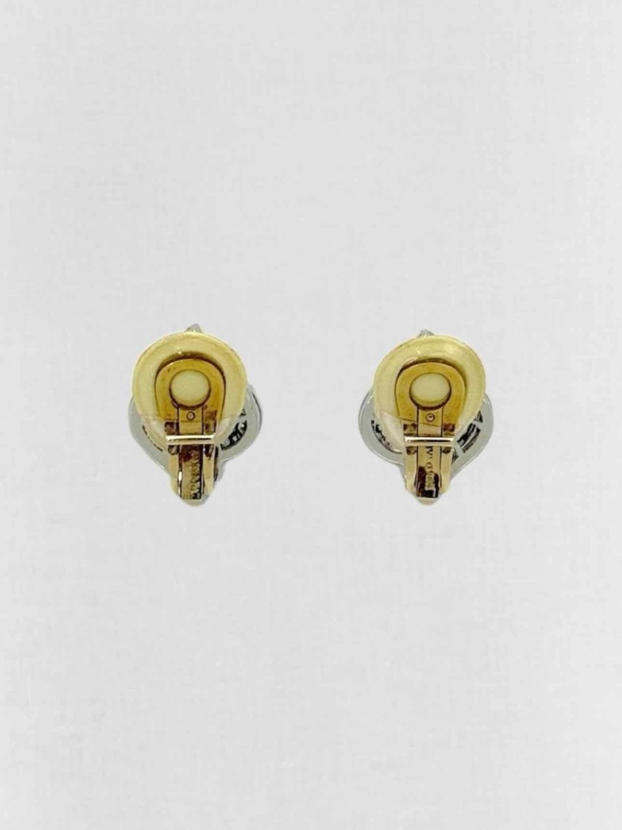 Pre - loved BVLGARI pave diamonds Earrings at Reems Closet