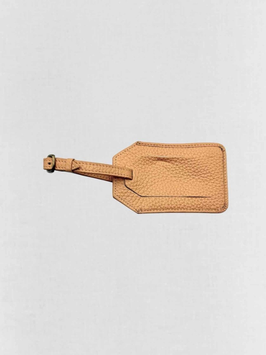 Pre - loved BVLGARI Resort Dubai Tan Luggage Tag at Reems Closet