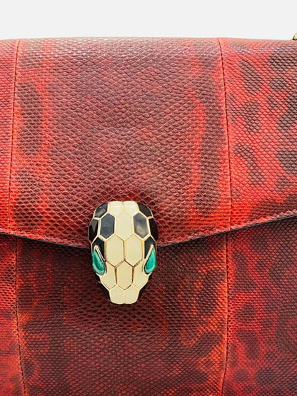 Pre - loved BVLGARI Shoulder Bag Red Shoulder Bag at Reems Closet