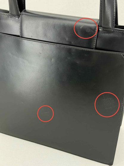 Pre - loved BVLGARI Vintage Black Top Handle at Reems Closet
