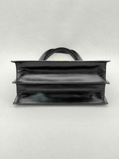Pre - loved BVLGARI Vintage Black Top Handle at Reems Closet