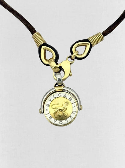 Pre - loved BVLGARI Zodiac Pendant Necklace at Reems Closet
