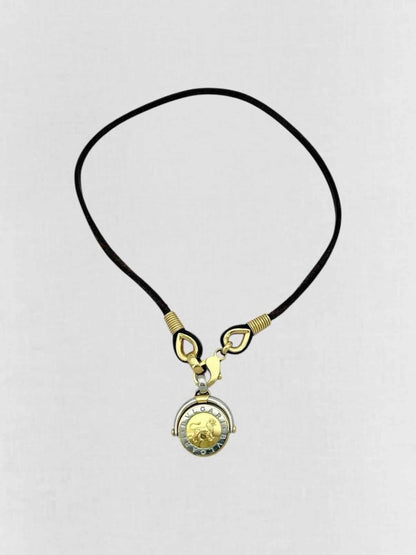 Pre - loved BVLGARI Zodiac Pendant Necklace at Reems Closet