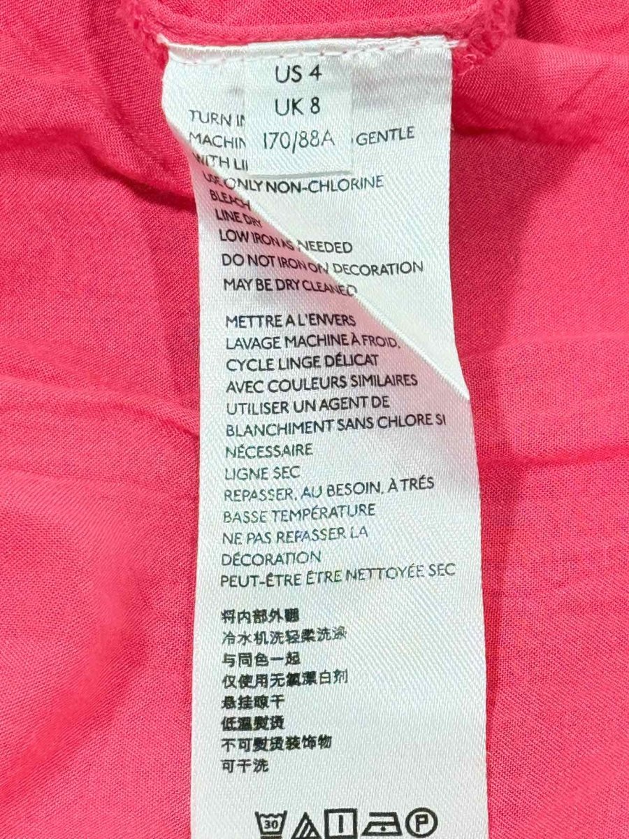 Pre - loved BY ANTHROPOLOGIE Red Size US 4 Short Dress at Reems Closet