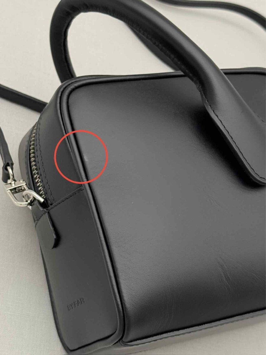 Pre - loved BY FAR Cam Black Crossbody at Reems Closet