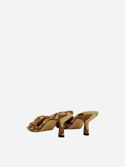 Pre - loved BY FAR Lana Brown Multicolor Size EU 37 Mules at Reems Closet