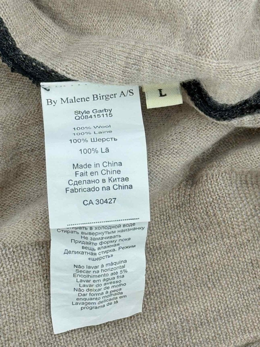 Pre - loved BY MALENE BIRGER Beige Size Large Long Cardigan at Reems Closet