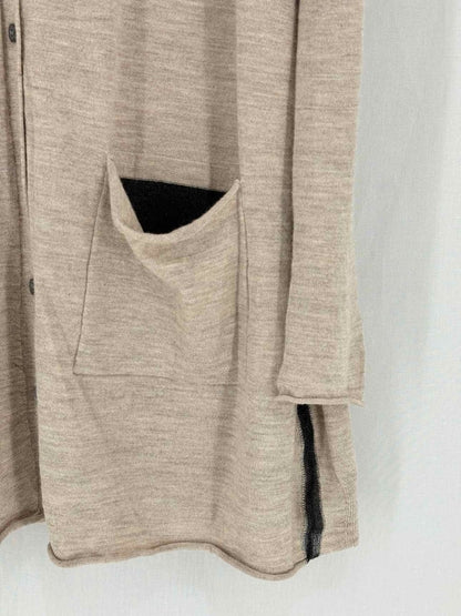 Pre - loved BY MALENE BIRGER Beige Size Large Long Cardigan at Reems Closet
